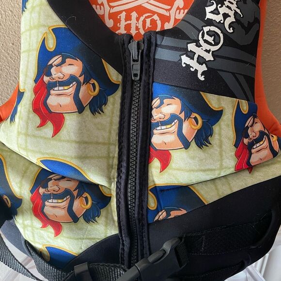 HO Sports Kids Pirate Life Vest 30-50 Pounds - Picture 3 of 11